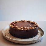 banán, sós karamell, törökmogyoró, étcsoki torta