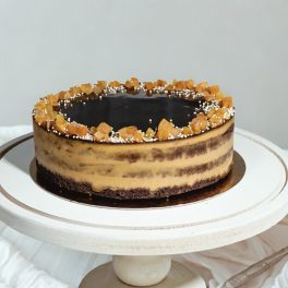 étcsokoládé, rum, sárgabarack torta