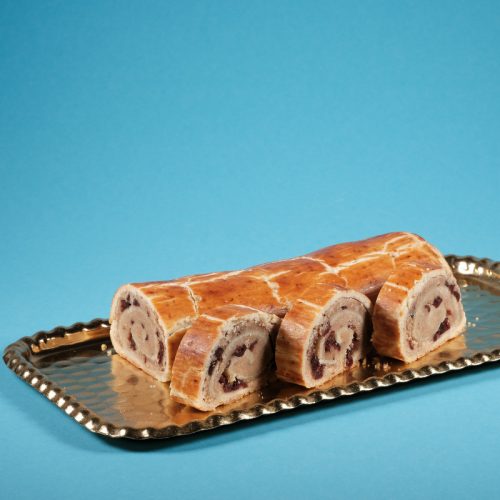 bejgli/ gesztenye-meggy