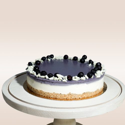 Levendula, krémsajt, kékáfonya torta