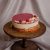 málna, fehércsoki, mandula torta