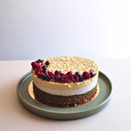 mák, ibolya, berry, kókusz, passió torta
