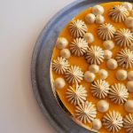  mangó, szőke csoki, lime, menta torta