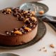 sárgabarack, étcsokoládé, sós karamell torta