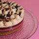 szeder, törökmogyoró, karamellizált tejcsokoládé torta