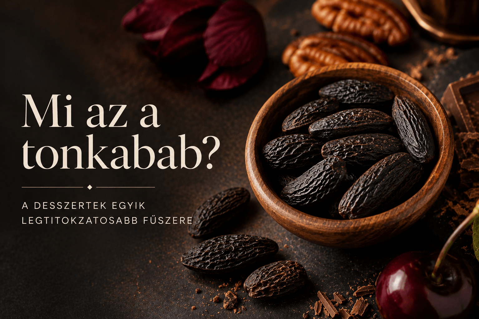A desszertek egyik legtitokzatosabb fűszere: a tonkabab